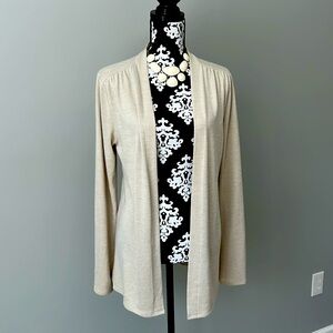 Banana Republic Open front Cardigan Size Medium - Cream